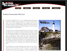 Tablet Screenshot of debruinassociates.com